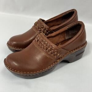 B.O.C Women's Clogs Shoes Brown Size 8 Peggy Woven Slip On